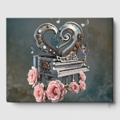 Livre D'or Piano Steampunk avec coeur (Verso)