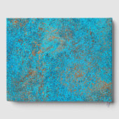 Livre D'or Pics Turquoise géométrique du sud-ouest (Verso)