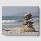 Livre D'or Pierres Spirituelles Équilibrées Stack (Verso)