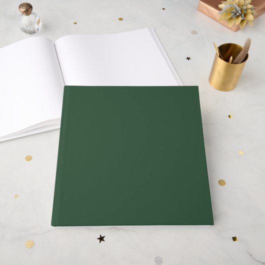 Livre D'or Pine Green (Recto ouvert)