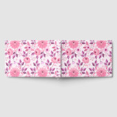 Livre D'or Pink Floral Pattern with Elegant Blossoms (Complet)