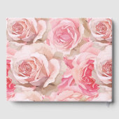 Livre D'or Pink Roses Floral Wedding (Verso)