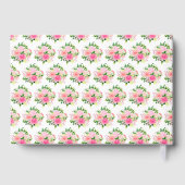 Livre D'or Pink Roses with Foliage Birthday (Verso)