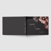 Livre D'or Pink Shiny Flower Black | Wedding (Complet)