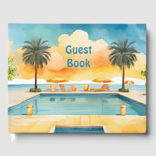 Livre D'or Piscine d'eau fête d'été (Recto)