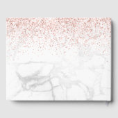 Livre D'or PixDezines Double Bonheur Marbre Rose Gold (Verso)