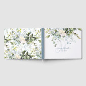 Livre D'or PixDezines Élégant Monogramme de gomme bleue Eucal (Complet)