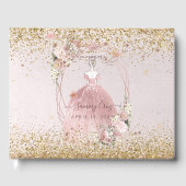 Livre D'or PixDezines Quinceanera Dusty Rose Gold H2 (Recto)