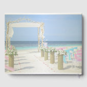 Livre D'or Plage Arbor Floral Mariage (Verso)