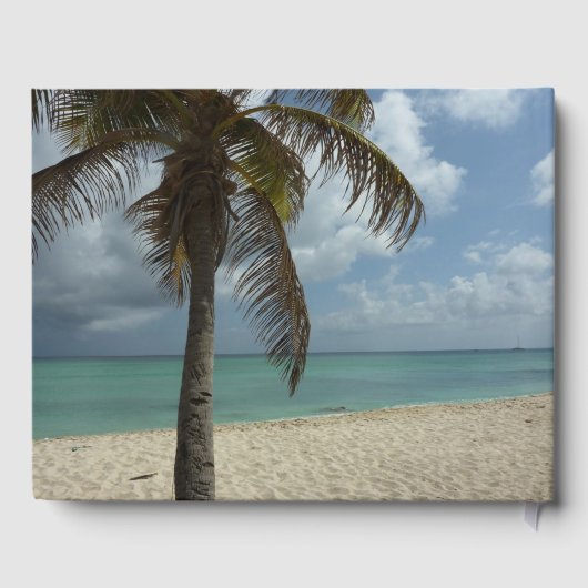 Livre D'or Plage d'Aruba I Belle Scène Nature (Verso)
