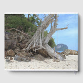 Livre D'or Plage de sable tropicale (Verso)