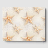 Livre D'or Plage Starfish Ocean Cream Peach Mariage (Verso)