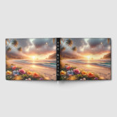 Livre D'or Plage tropicale enchantée Magique Hibiscus Mariage (Complet)