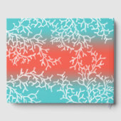 Livre D'or Plage tropicale Mariage Coral Reef (Verso)