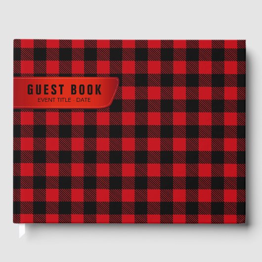 Livre d'or plaid buffle Bûcheron (Recto)