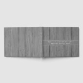 Livre D'or Platine en bois gris | Location vacances (Complet)