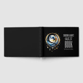 Livre D'or Pleine lune céleste or noir bleu luna chic (Complet)