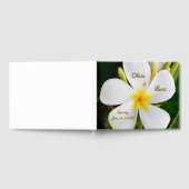 Livre D'or Plumeria Blanc Tropical - Nouveaux Débuts - Mariag (Complet)