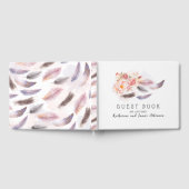 Livre D'or Plumes florales de Boho (Complet)