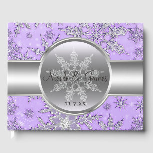 Livre D'or Pneus d'argent violet hiver Wonderland