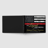 Livre D'or Pompier Retraite Service d'incendie pompier (Complet)