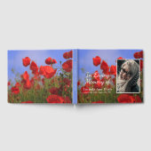Livre D'or Poppy Meadow | Mémorial funéraire en mémoire d'amo (Complet)