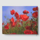 Livre D'or Poppy Meadow | Mémorial funéraire en mémoire d'amo (Verso)