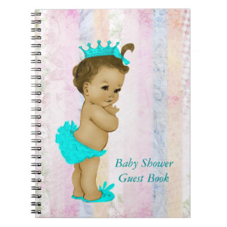 Livre d'or pour baby shower arc-en-ciel pastel