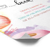 Livre d'or pour baby shower Donut Time aquarelle (Coin)