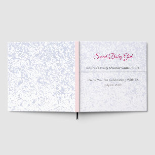 Livre d'or pour Baby Shower Élégant Souvenir