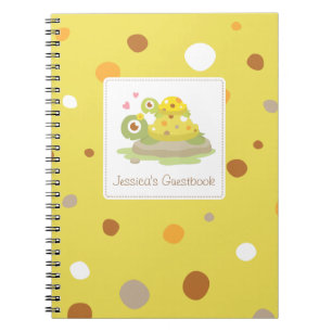 Livre d'or pour Baby Shower Maman Tortue Mignonne 
