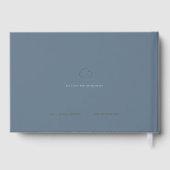 Livre d'or pour Baby Shower - Thème Nuage (Verso)