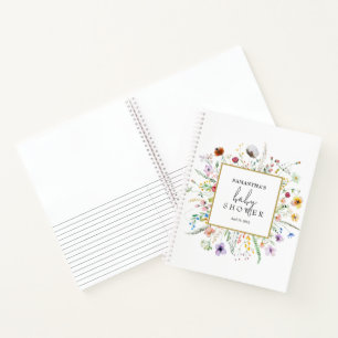 Livre d'or pour Baby Shower Wildflower
