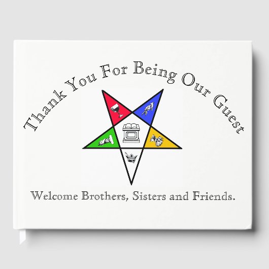 Livre d'or pour Eastern Star Events (Recto)