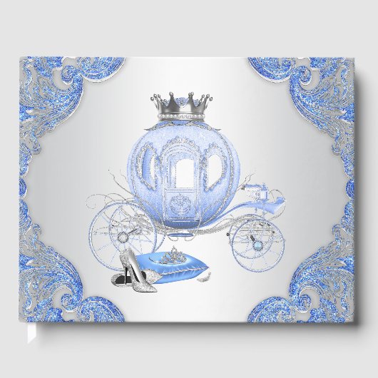 Livre d'or pour fête d'anniversaire de Cendrillon (Recto)