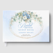 Livre d'or pour invités de mariage bohème avec fle (Recto)