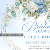 Livre d'or pour invités de mariage bohème avec fle