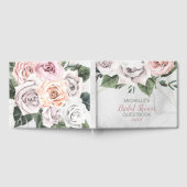 Livre d'or pour invités de mariage Bouquet de rose (Complet)