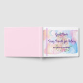 Livre d'or pour le Baby shower avec Unicorn (Complet)