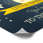 Livre d'or pour une Baby shower Moon Baby Étoiles  (Coin)