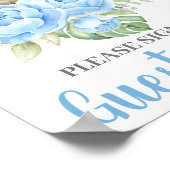 Livre d'or pour une Baby Shower Ours Garçon (Coin)