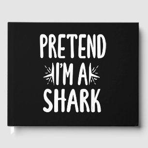 Livre D'or Prétendre Que Je Suis Un Requin Easy Halloween Mot