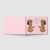 Livre D'or Princess Twins Baby shower rose (Complet)