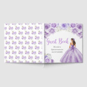 Livre D'or Princesse florale en robe violette poussiéreuse Qu (Complet)