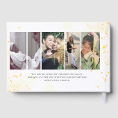 Livre D'or Projet Papillon brave Personnaliser le message pho (Verso)