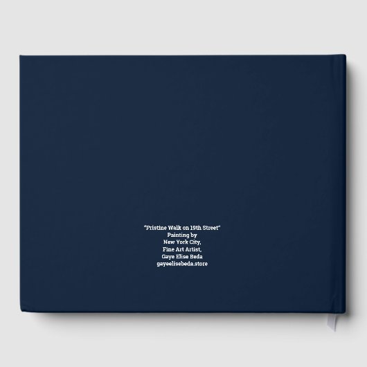 Livre D'or Promenade intacte sur la 19ème rue (Verso)