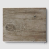 Livre D'or Purple Floral Mason Jar Rustique Mariage (Verso)