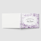 Livre D'or Purple Hydrangea Célébration de la vie (Complet)