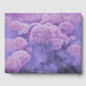 Livre D'or Purple Hydrangea Floral Country Russe Mariage (Verso)