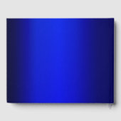 Livre D'or Quinceanera Bleu Et Or (Verso)